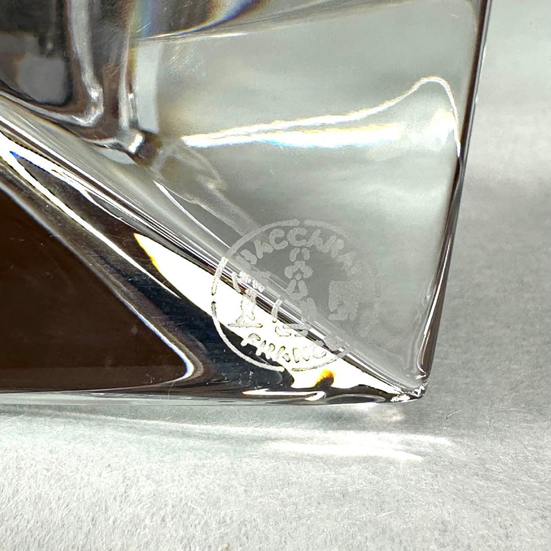 バカラ ランデブー フラワーベース エッチング ツタ模様 H21cm 新品未使用