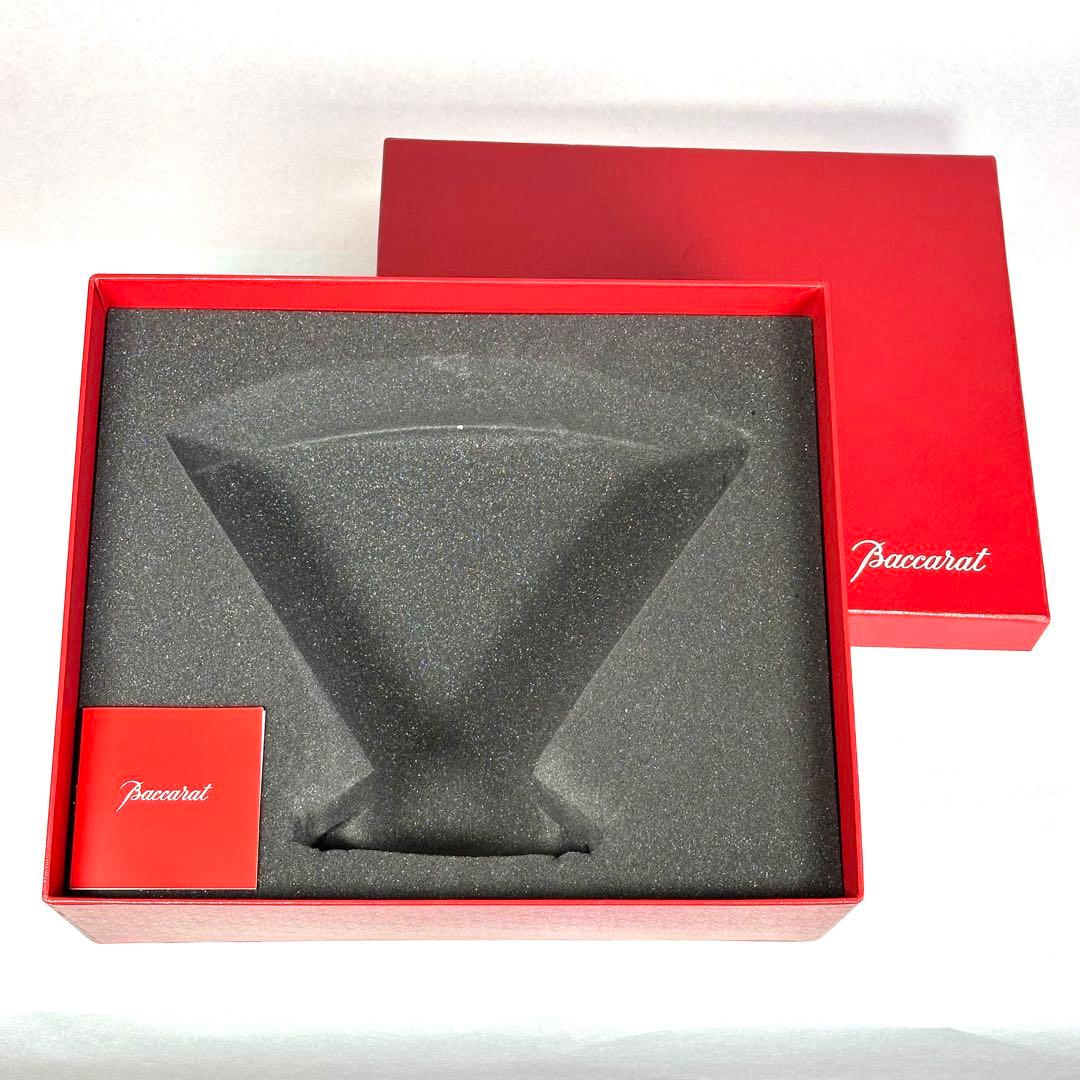 バカラ ランデブー フラワーベース エッチング ツタ模様 H21cm 新品未使用