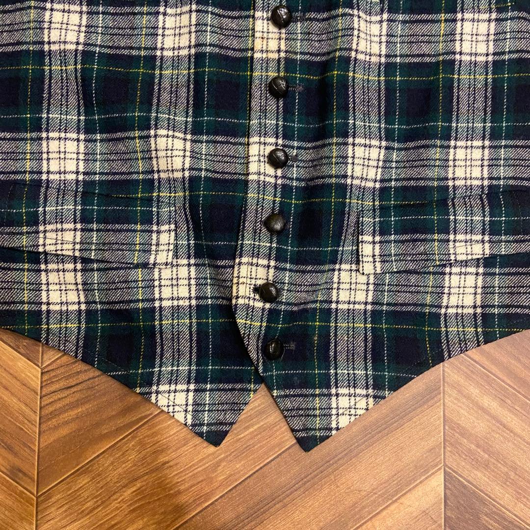 50s PENDLETON ペンドルトン ウール ベスト ワンサイズ