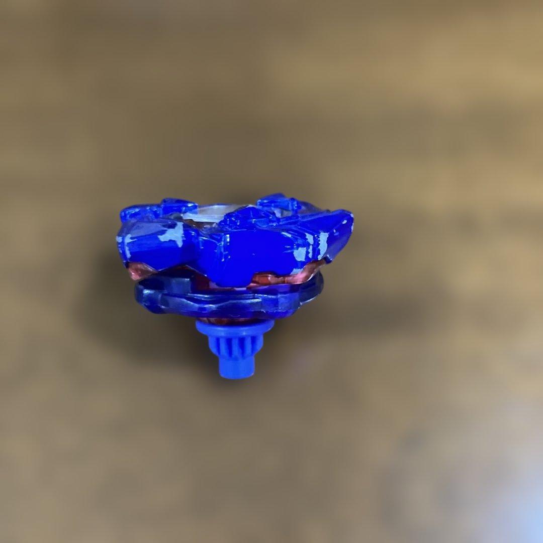 ベイブレードX　原色　コバルトドレイク　メタルコート；ブルー