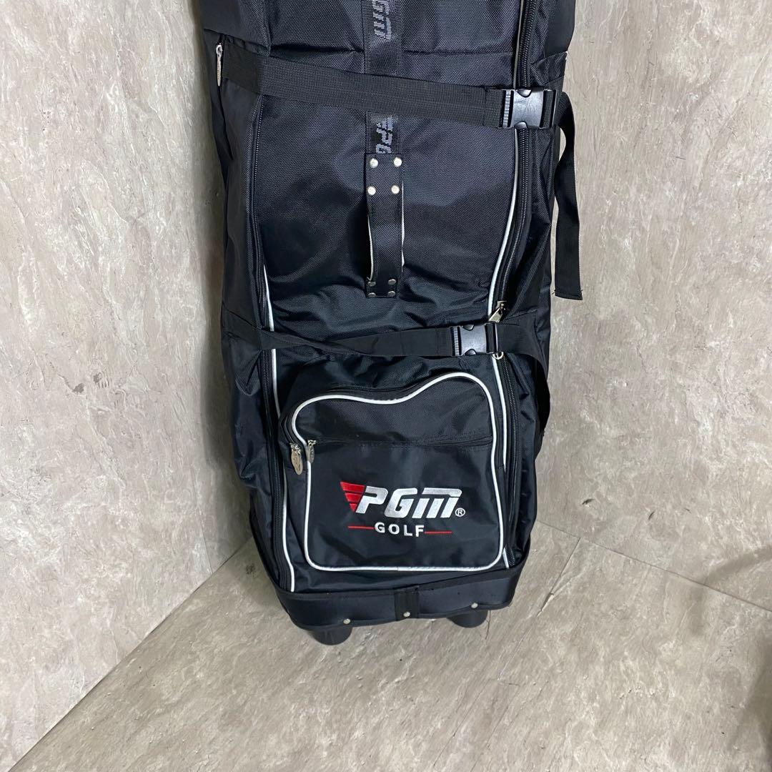 極美品 PGMトラベルカバー キャスター付 キャディバッグ ゴルフ golf