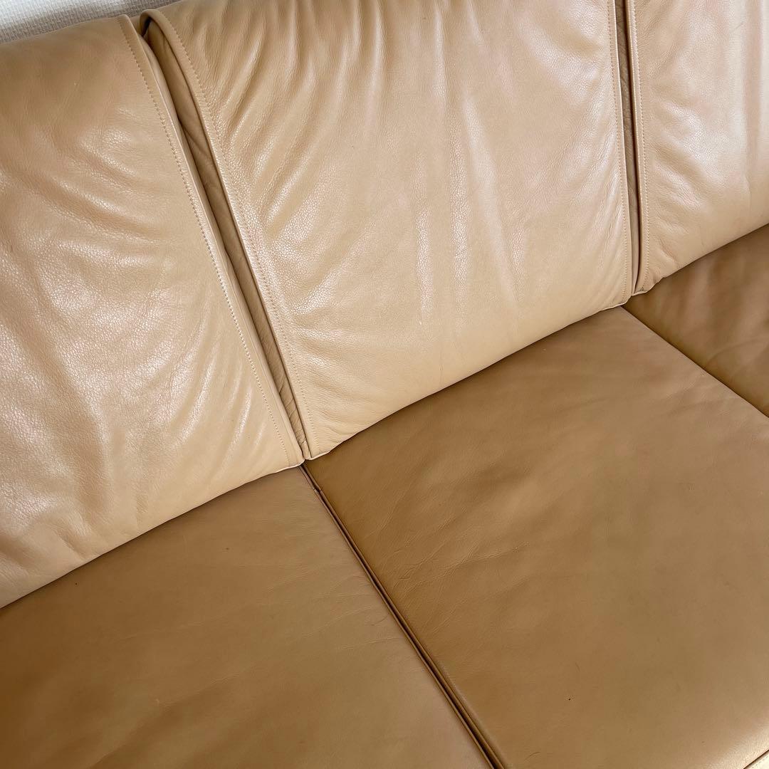 カリモク　ドマーニ　レザー 3人掛けソファ