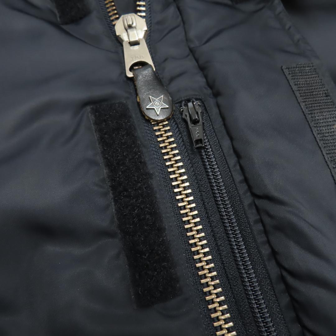 00AW NEIGHBORHOOD バイカラー ワイヤー モッズ ジップ コート