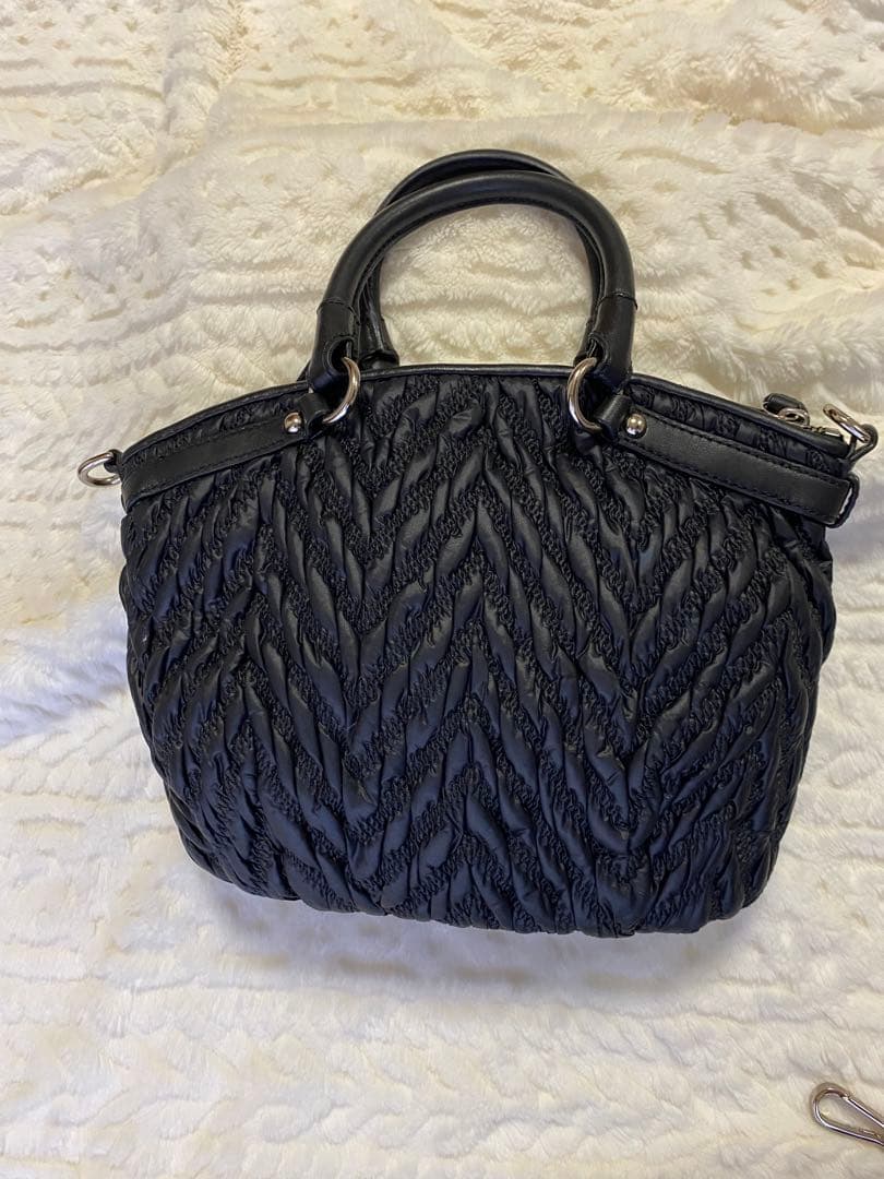 COACH マディソンギャザード2wayバッグ