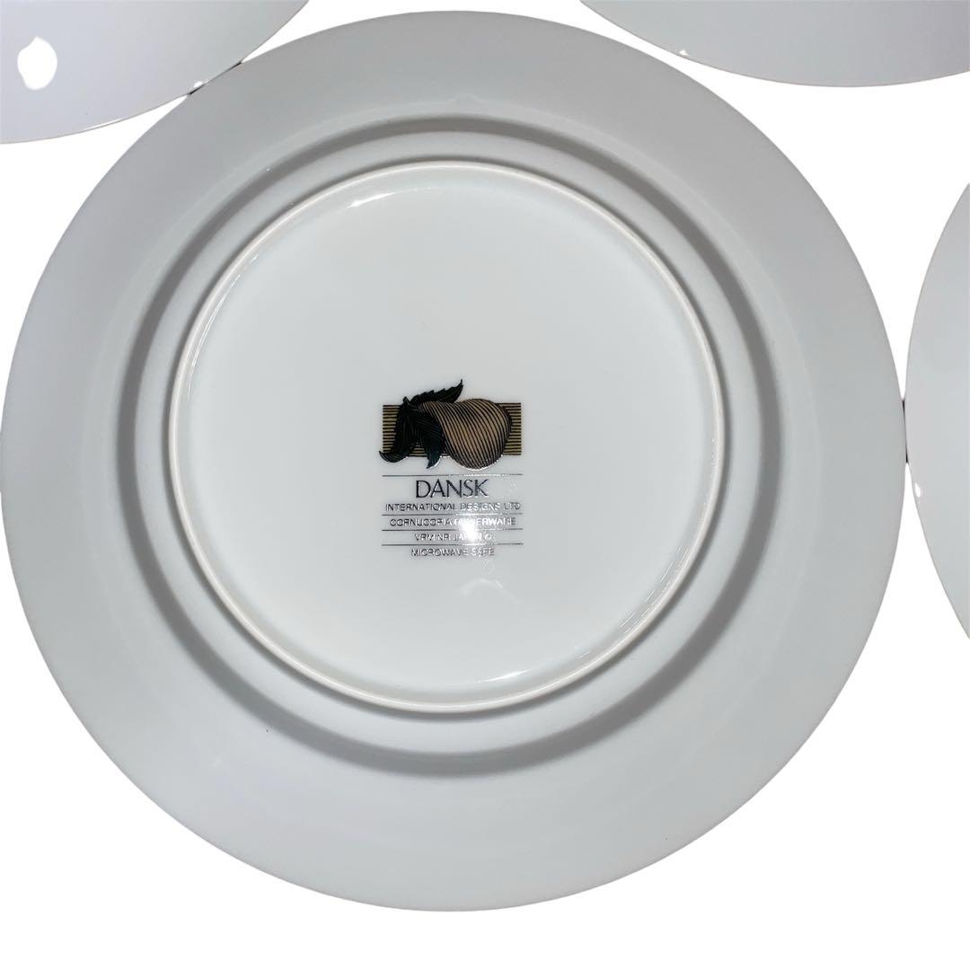【未使用品級】 DANSK コルヌコピア ディナープレート 約23㎝ 5枚セット