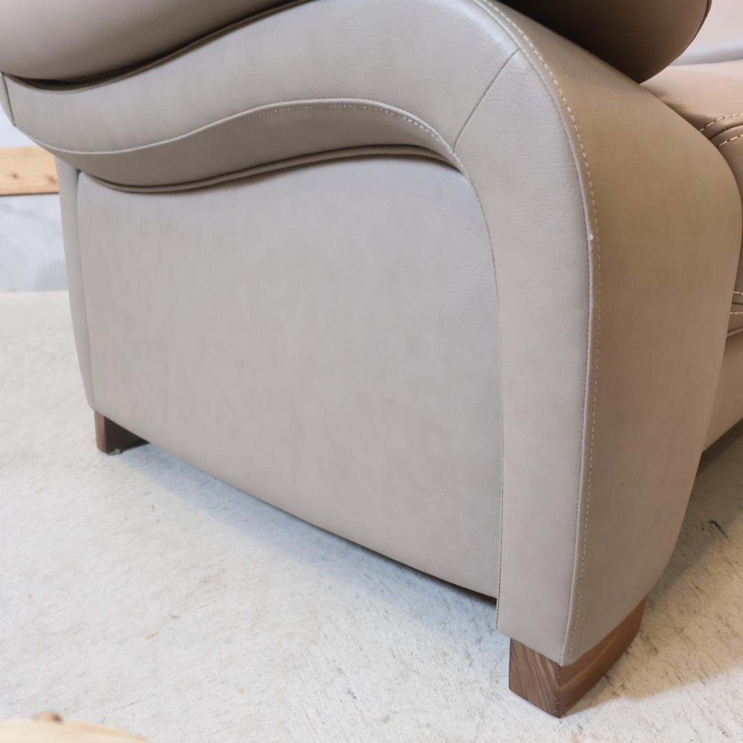 karimoku カリモク家具 ZW73 本革 1人掛けソファ レザー シングル