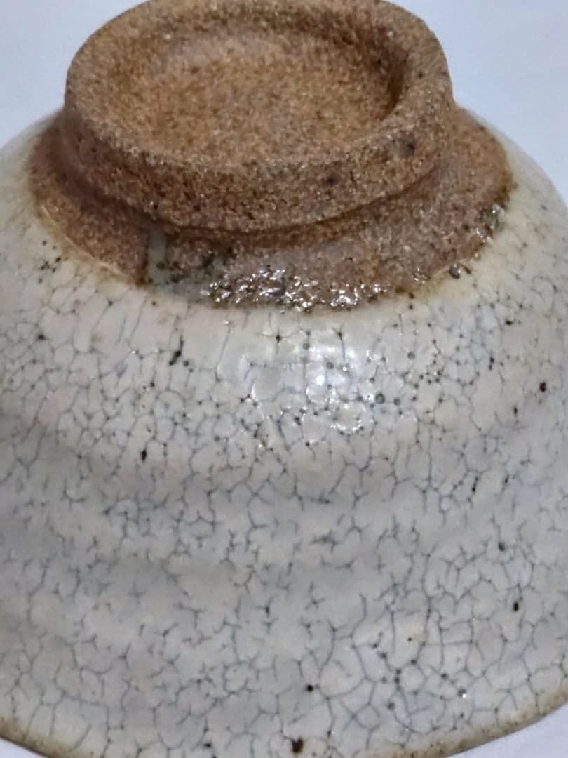 茶道具　古物　粉引唐津　抹茶碗
