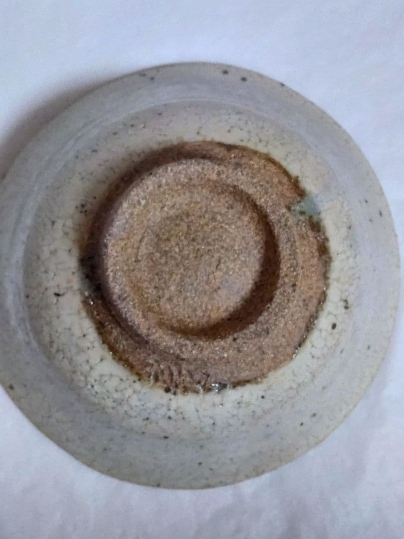 茶道具　古物　粉引唐津　抹茶碗