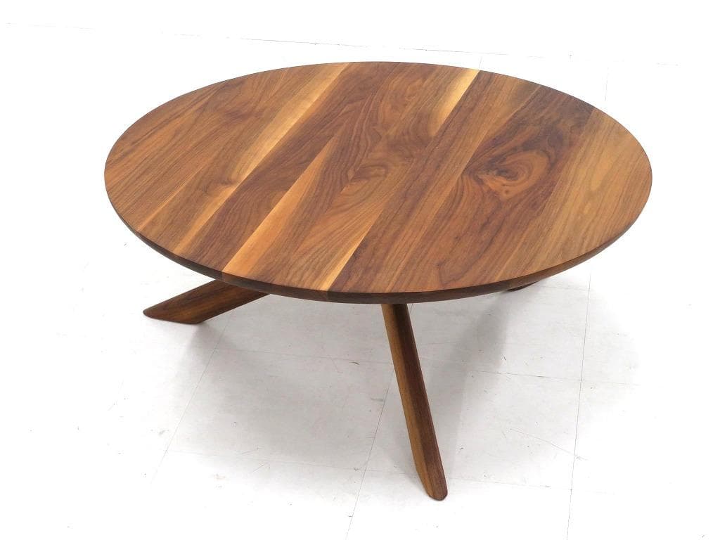 展示品　エスティック　ウォールナット　無垢材　コーヒーテーブル　サイドテーブル