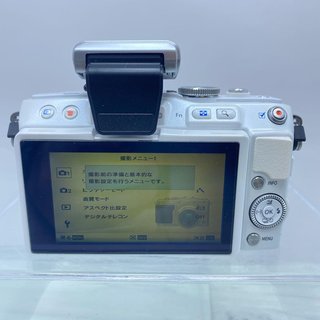 美品OLYMPUS オリンパスPEN Lite E-PL6ダブルズームキット