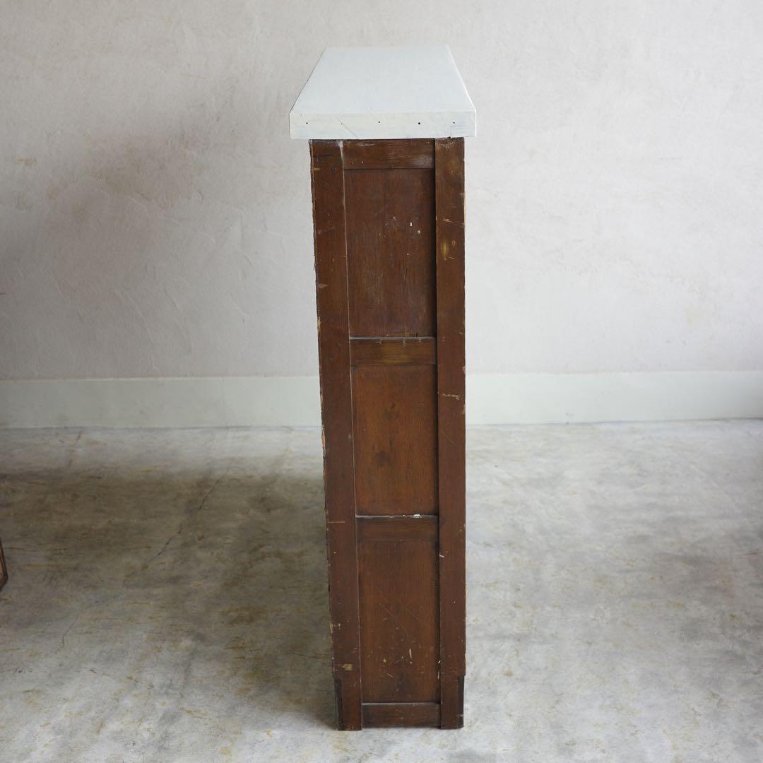 MM！横長の大きな飾り棚　古家具