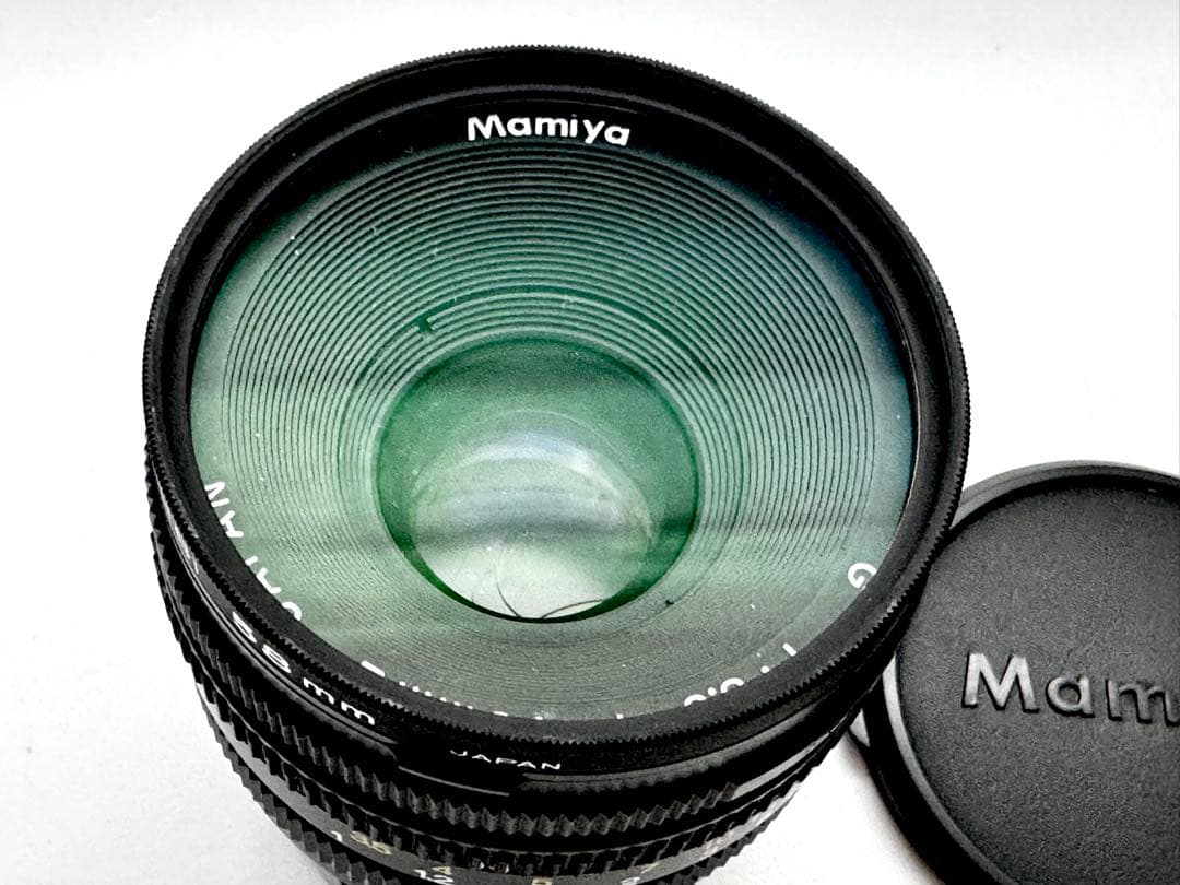 【新同・美品】ニューマミヤ６本体 ＋ レンズ75mm ＋150mm