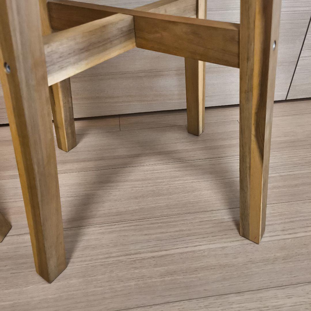 IKEA SKOGSTA ハイスツール　カウンターチェア　2脚セット