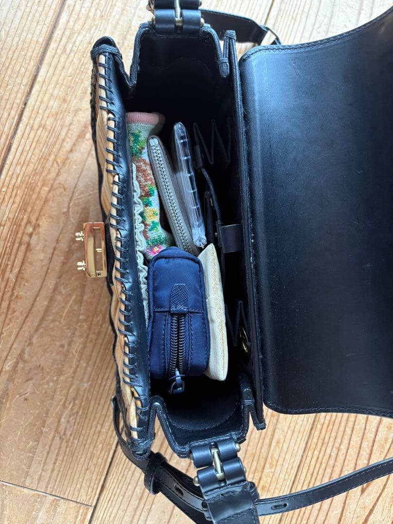 м*o様 ebagos エバゴス　カーフ・ショルダーバッグ