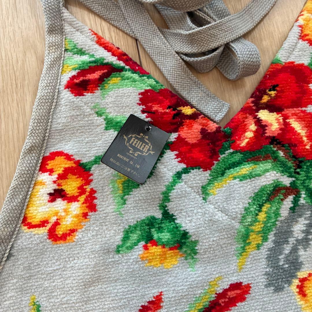 FEILER 花柄エプロン フリーサイズ