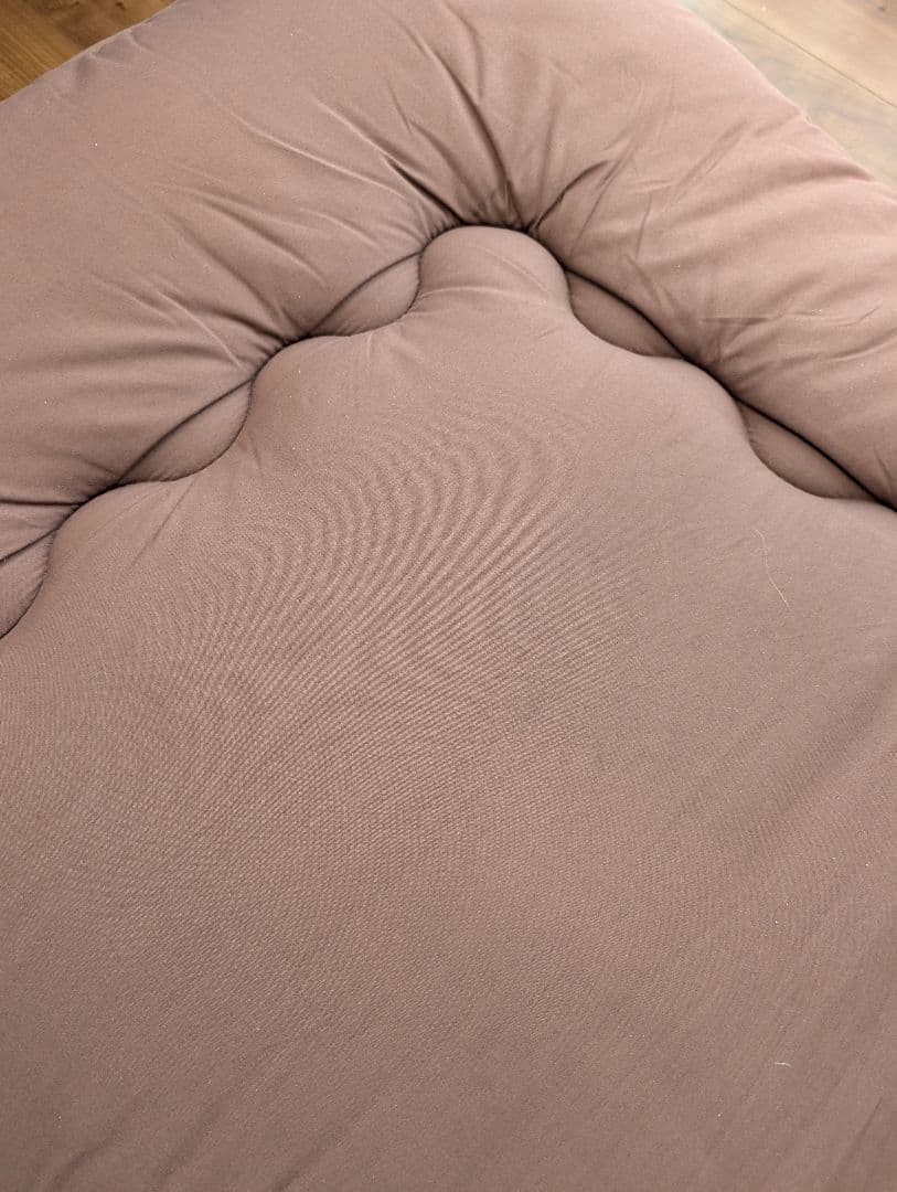 敷布団　掛け布団　ブラウン　 セミダブル 羽毛布団　敷き布団　極厚