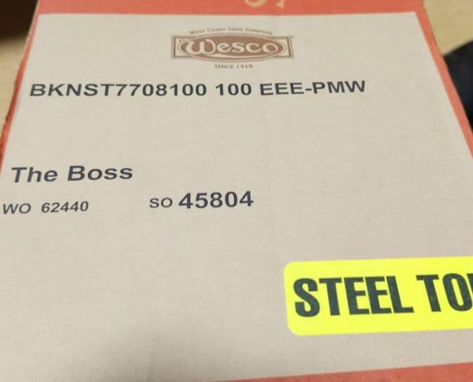 ビンテージ WESCO BOSS PT99 希少10EEE カスタムオーダー品