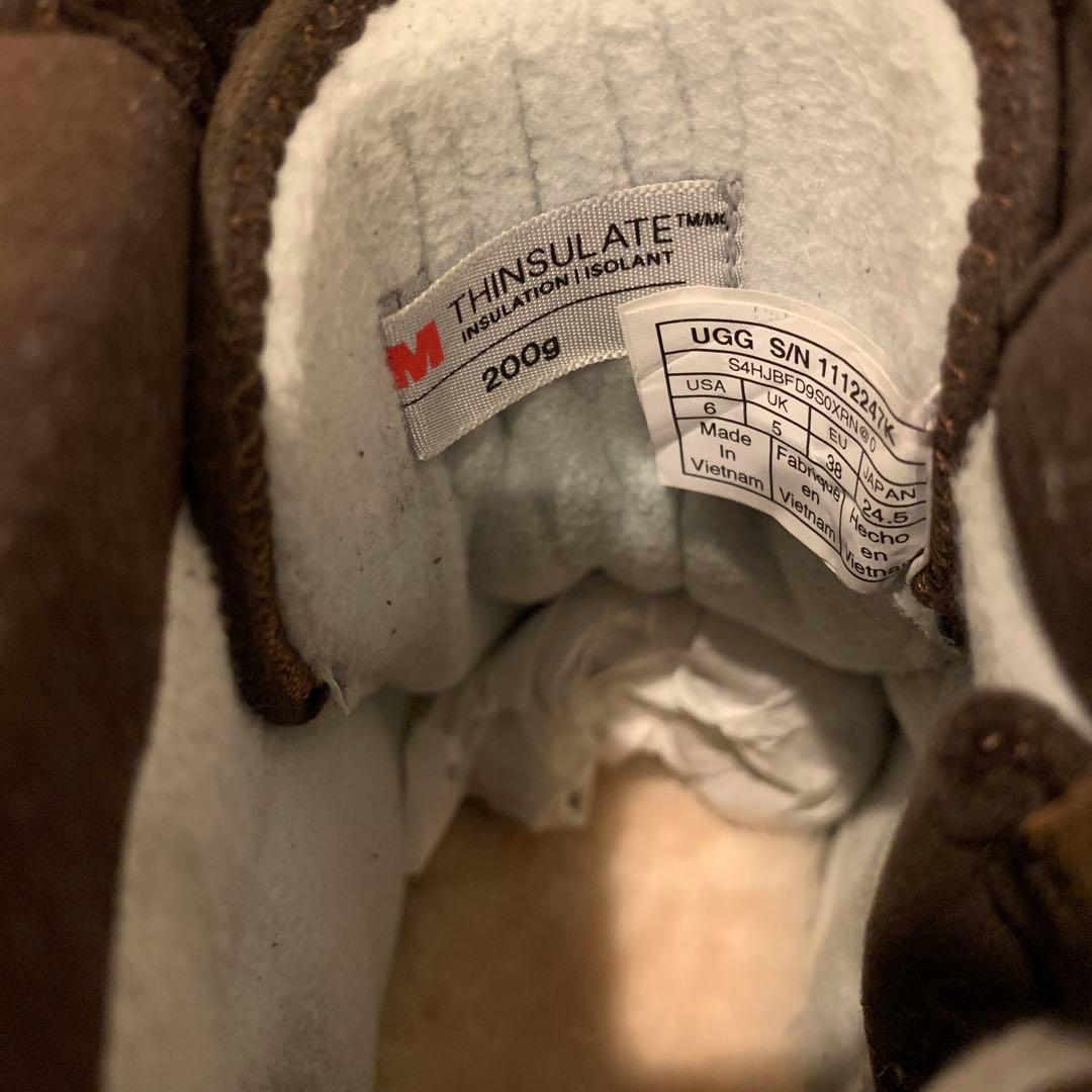 【新品・未使用】UGG ブーツ　ウォータープルーフ　ブラウン　サイズ24.5cm