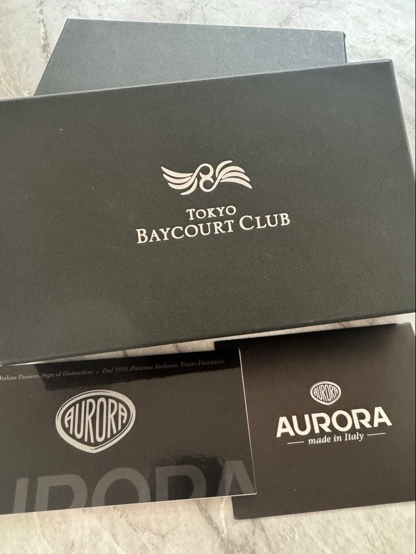 AURORA ARGENTO MASSICCIO ボールペン