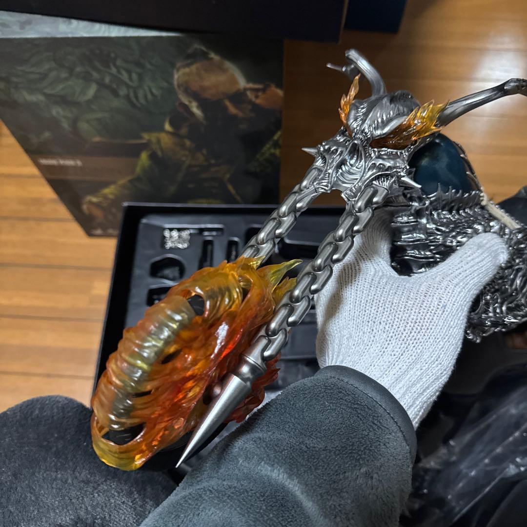 ゴーストライダー ホットトイズアクションフィギュア バイク付き今週まで　最終価格
