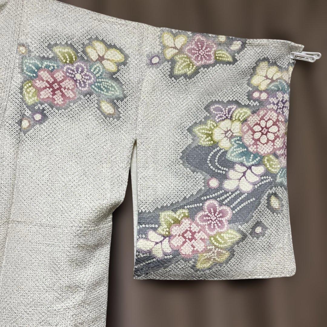 ひまわり　総絞り訪問着