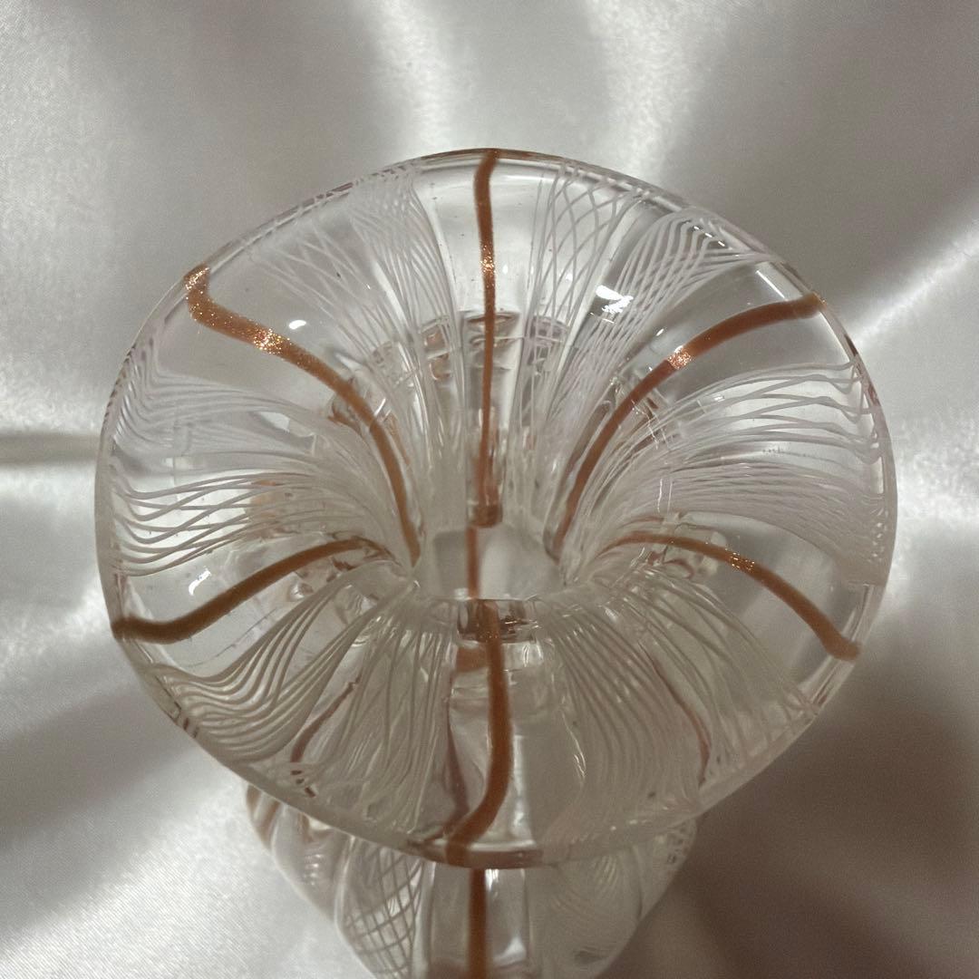 マ*ア様 ベネチアンガラス ムラーノガラス バラリン工房 八角形 香水瓶