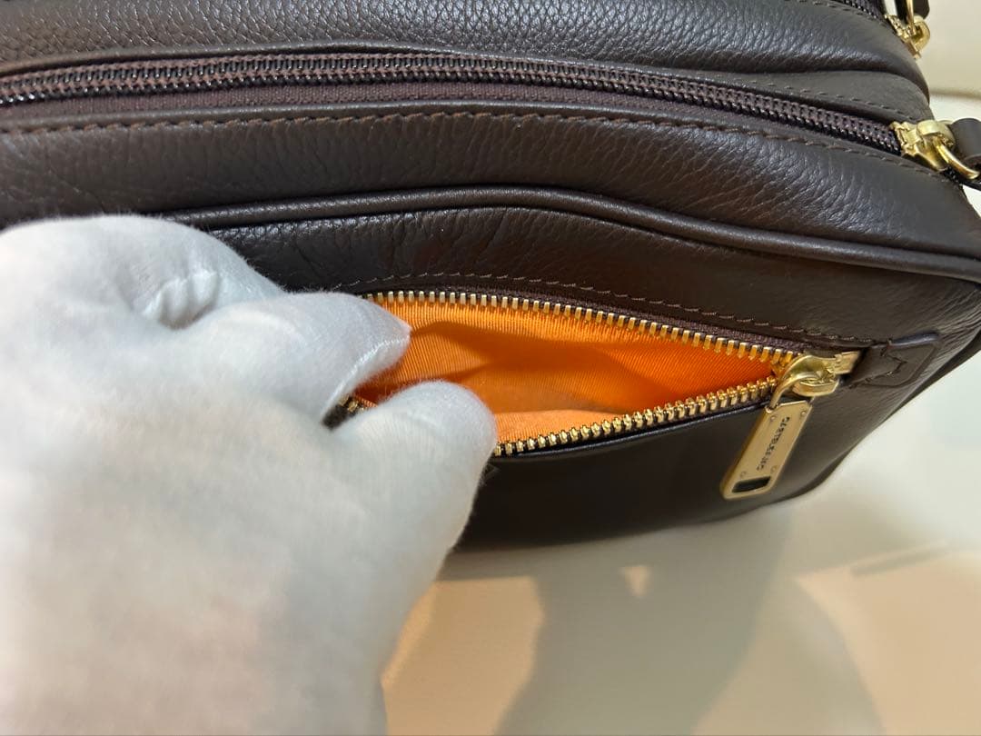 カステルバジャック セカンドバッグ（ブラウン）