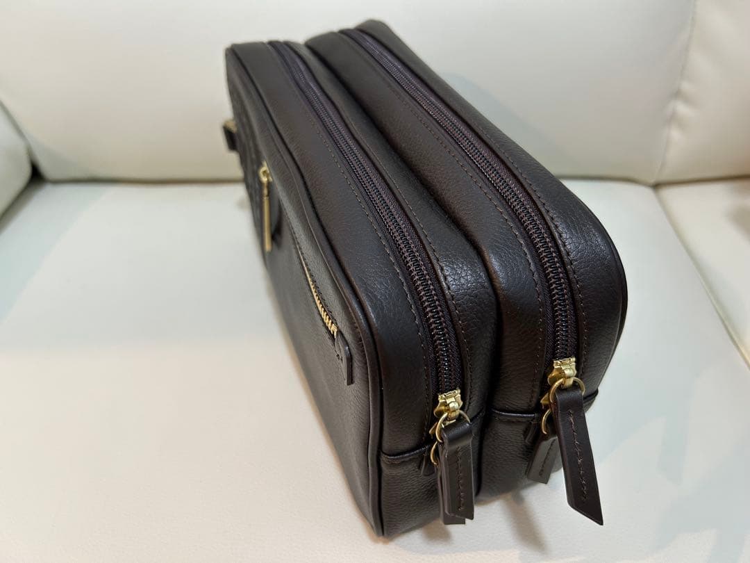 カステルバジャック セカンドバッグ（ブラウン）