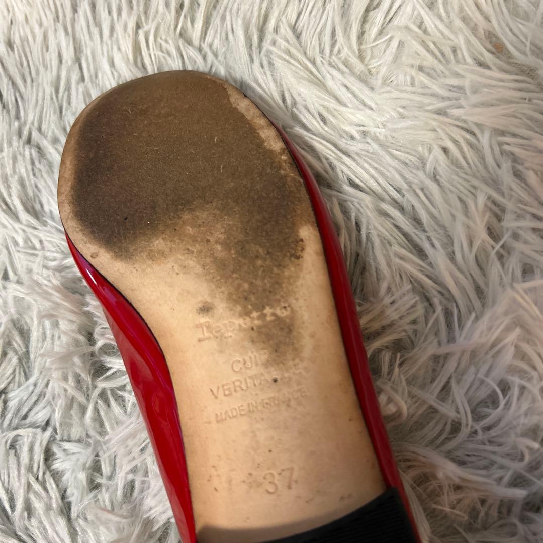 【美品】repetto Cendrillon バレエシューズ レッド 37サイズ