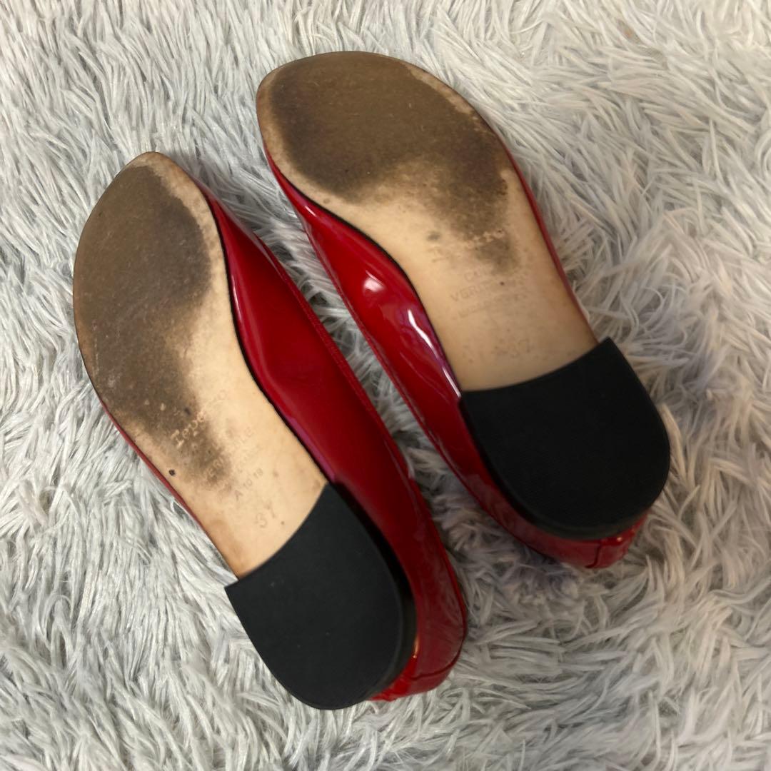 【美品】repetto Cendrillon バレエシューズ レッド 37サイズ