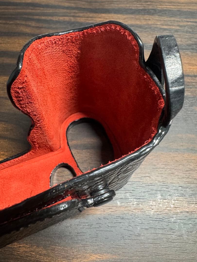 ライカ SL-2用 イタリア Luigi 特注クロコ革カメラケースストラップ