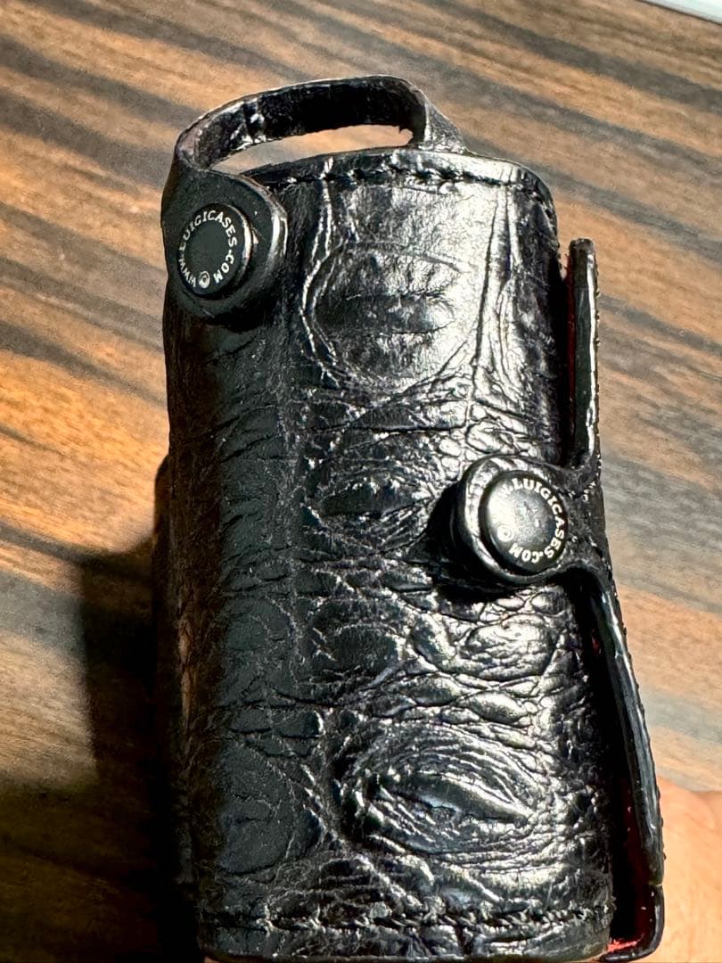 ライカ SL-2用 イタリア Luigi 特注クロコ革カメラケースストラップ