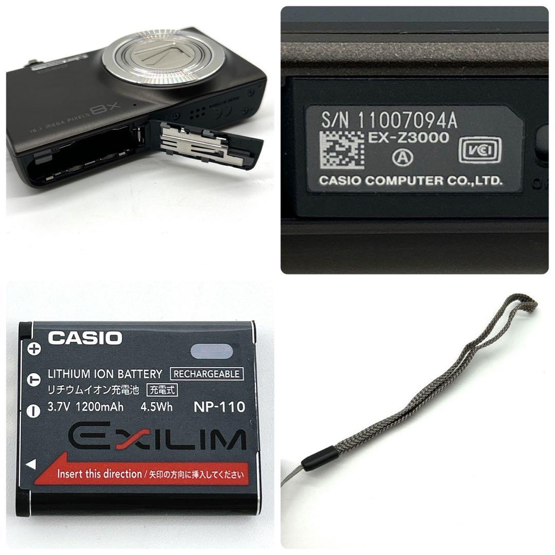 CASIO カシオ EXILIM EX-Z3000 ブラック デジカメ コンデジ