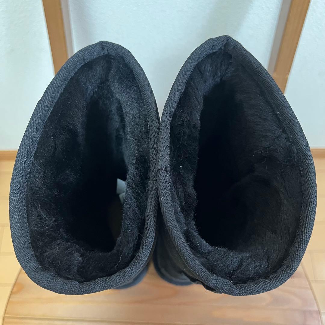 美品✨【UGG 】アグ　ムートンブーツ　ロング　クラシックトール2 黒　23㎝