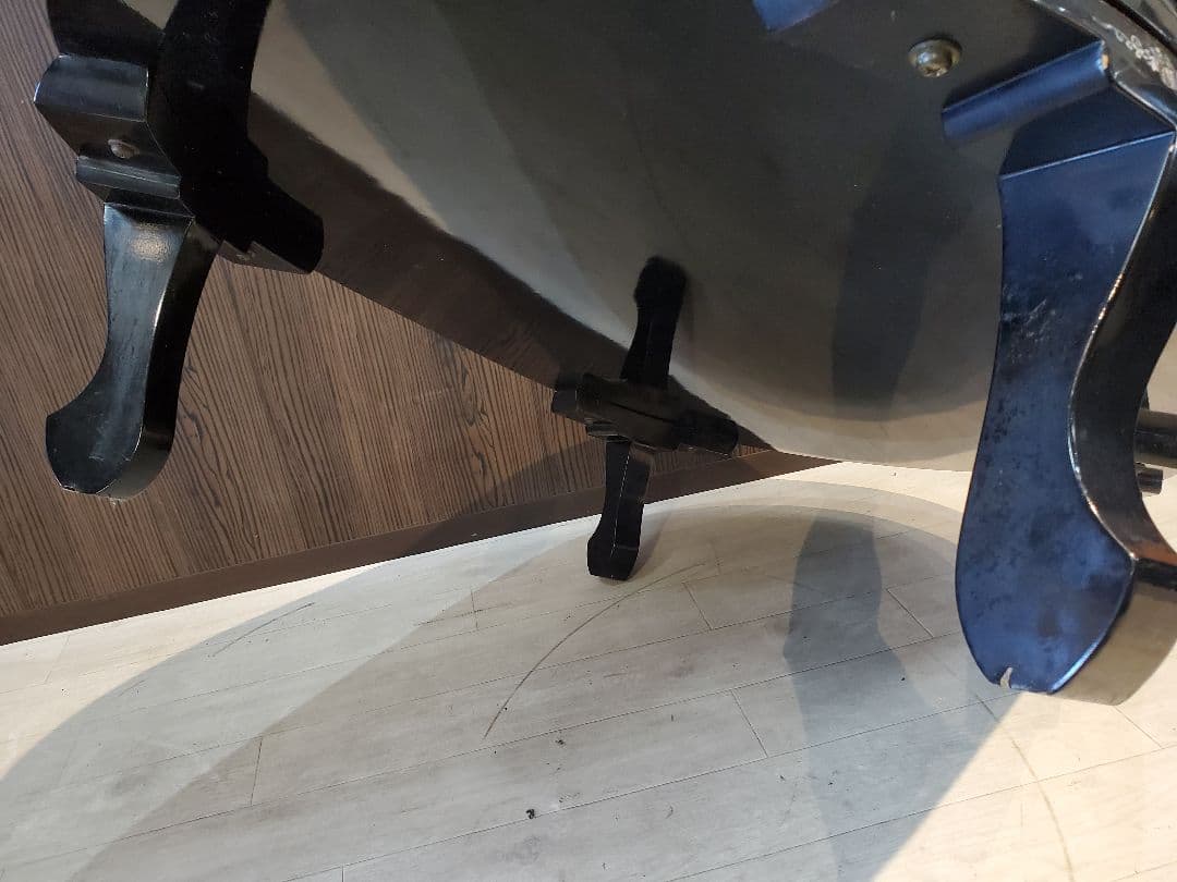 アジアンスタイル 木製楕円形テーブル