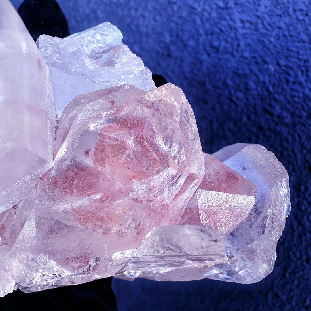 希少❗️超綺麗♡レインボー☆超強いパワー ヒマラヤ水晶 クラスター天然石A1454