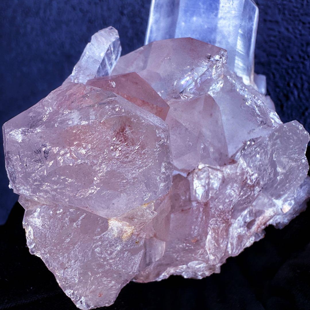 希少❗️超綺麗♡レインボー☆超強いパワー ヒマラヤ水晶 クラスター天然石A1454