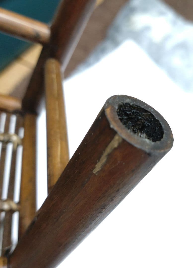 竹細工 椅子 イス 小物置き 花台 チェア レトロ アンティーク ビンテージ