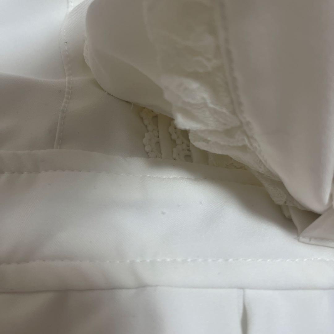 【LIZLISA】 ティアラリボンテ イアードワンピースホワイト