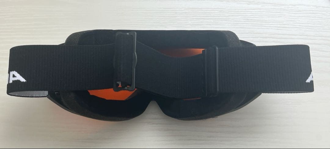 ALPINA オレンジレンズ ゴーグル 専用ポーチ付き