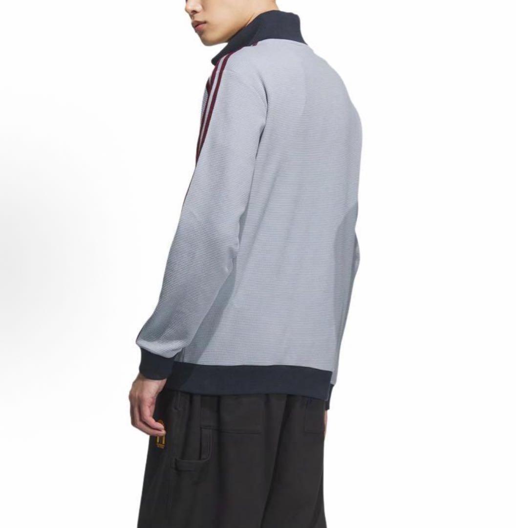 日本未発売M adidas 長袖ジャケット シルバーグレー KB8953
