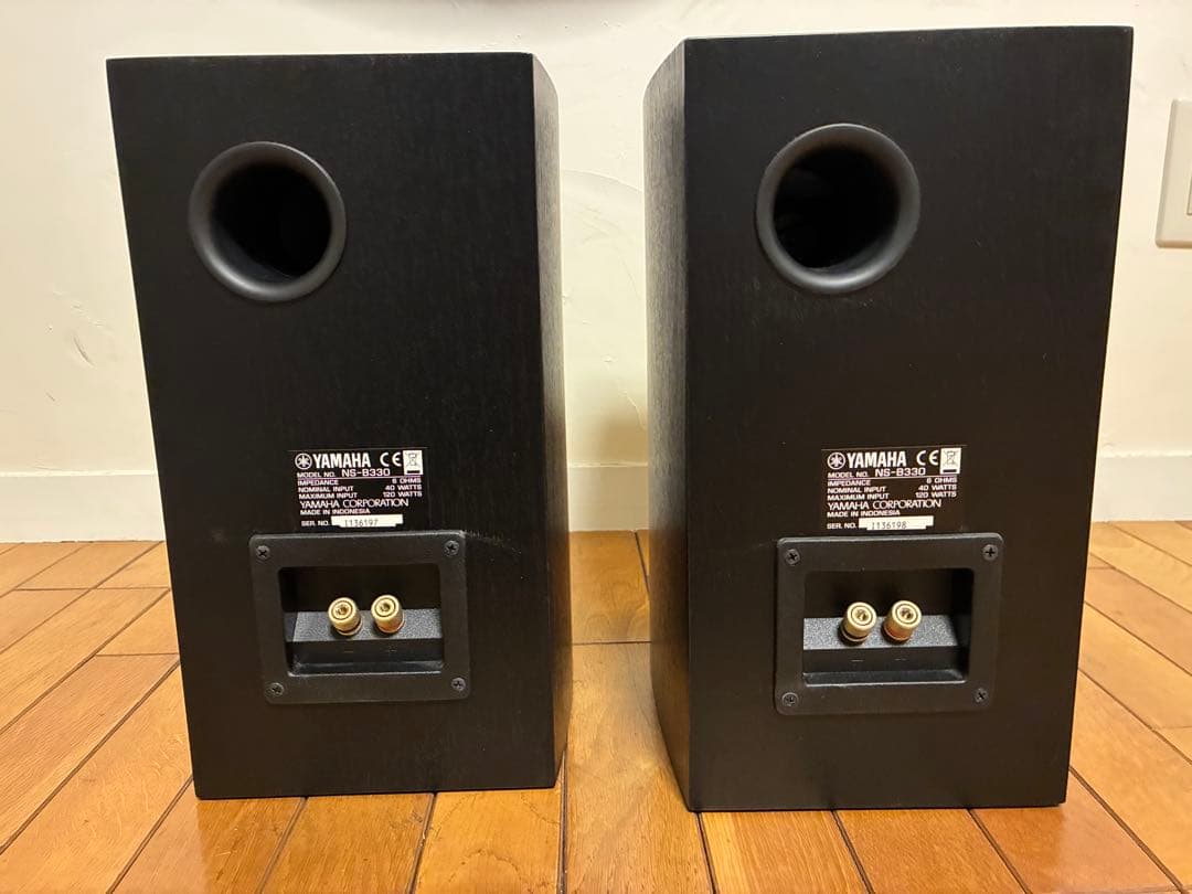 ヤマハ(YAMAHA) ブックシェルフスピーカー NS-B330-B ブラック