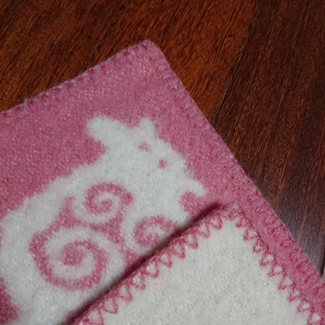 ハーフブランケット ベングトのヒツジ ウール80% コットン20% クリッパン