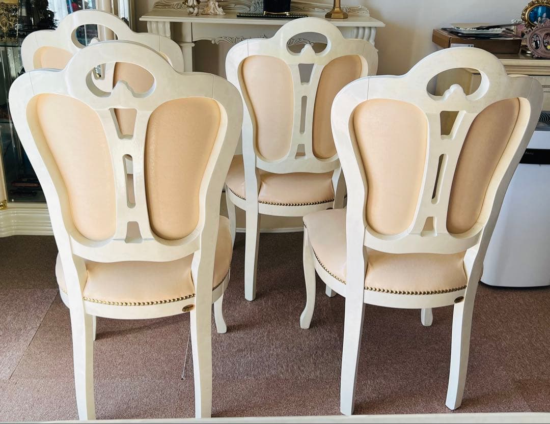 ③サルタレッリ　猫脚チェア 4脚　※4脚同時販売のみ(送料込み)最終価格