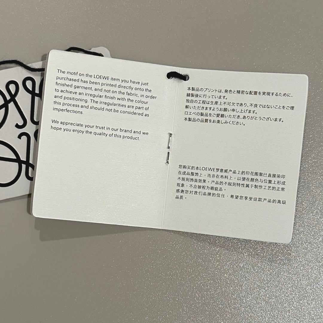 LOEWE ロエベ　トラペーズシャツ ホワイト