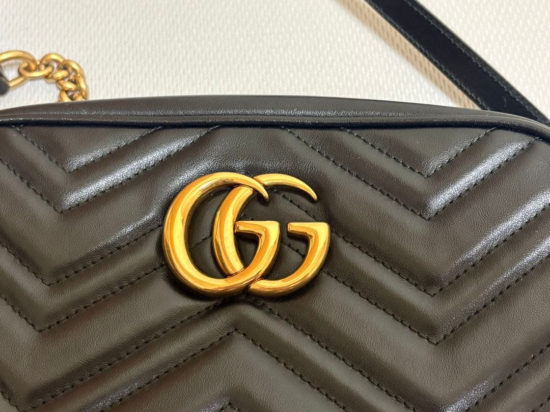 【ＭＯＭ*さま専用】GUCCI GGマーモント ショルダーバック