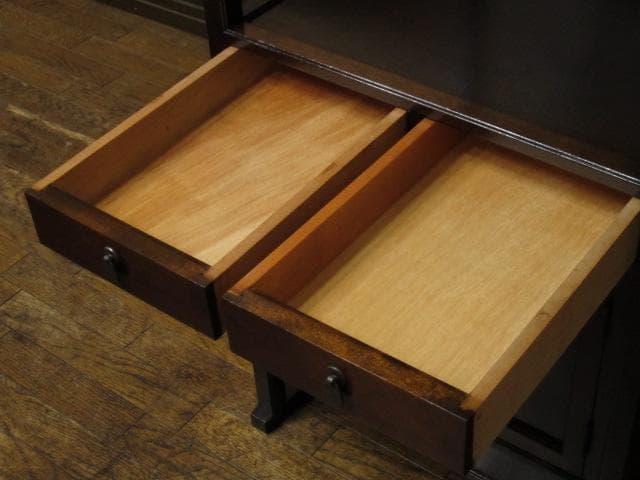 美品 松本民芸家具 ミズメザクラ 無垢材 A型 朝鮮棚 定価357,500円