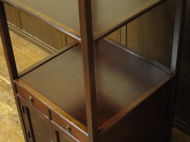 美品 松本民芸家具 ミズメザクラ 無垢材 A型 朝鮮棚 定価357,500円