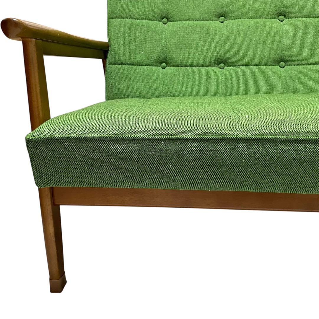 カリモク60 Kチェア 2シーター タープグリーンkarimoku60 ソファ