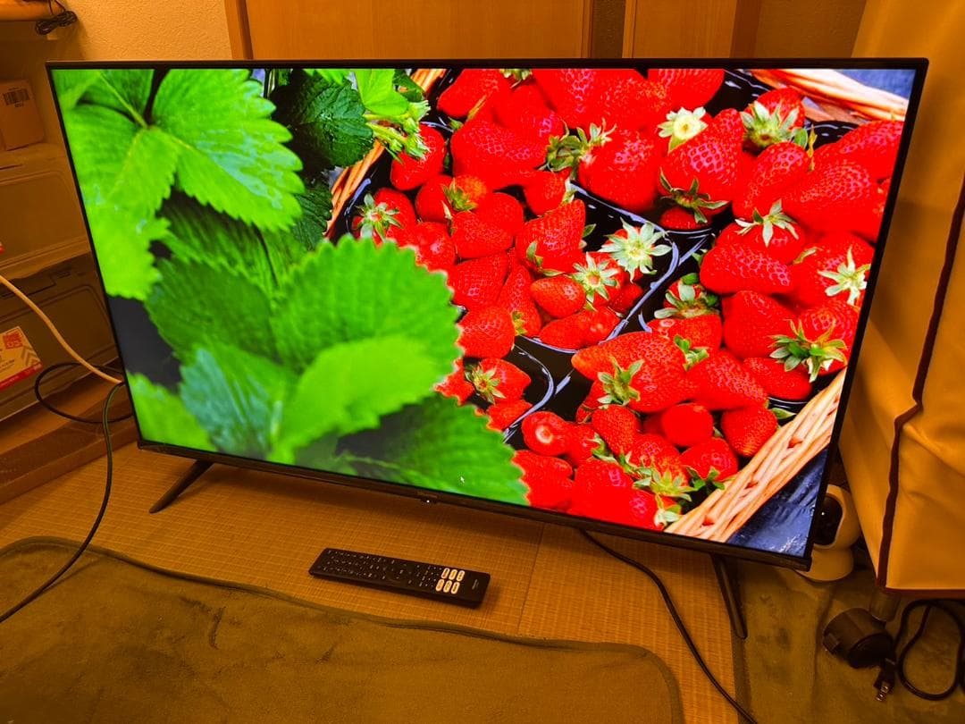 ハイセンス hisense 43型　スマートテレビ 43A6H 超極美品！